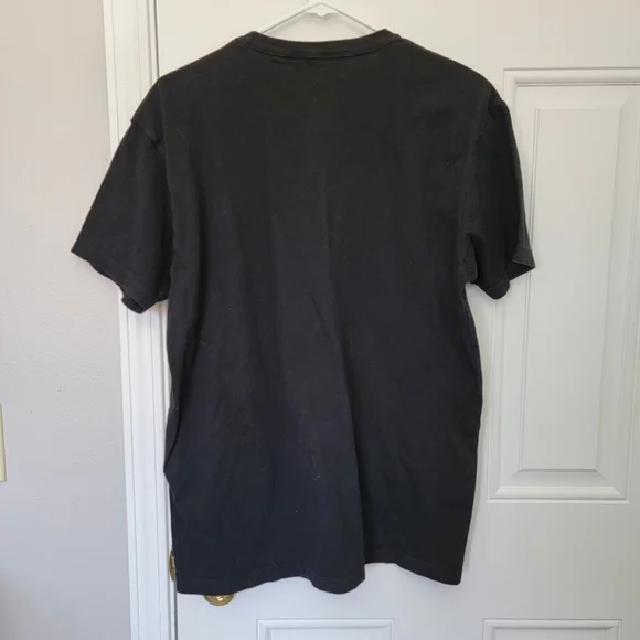 Killer Acid Black Graphic Print T Shirt Neon Please Prevent Bad Vibes Size L - Picture 4 of 7